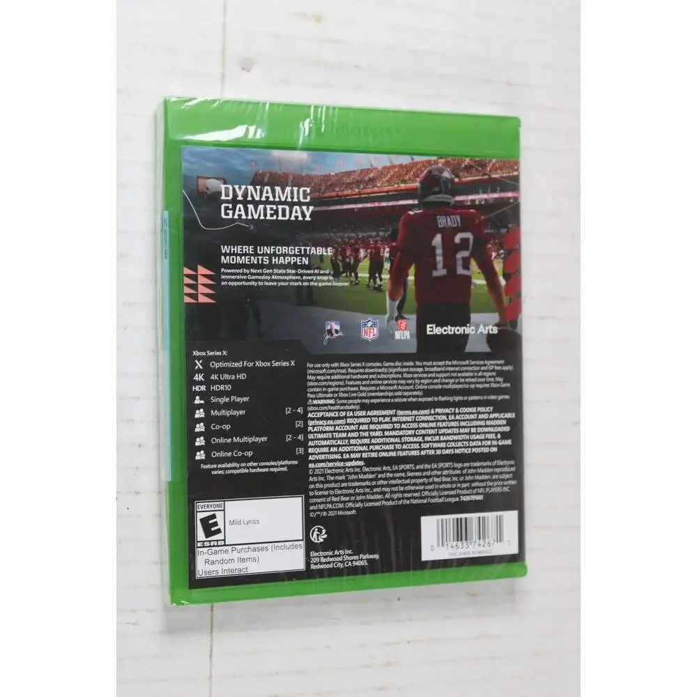 NEW Madden NFL 22 Microsoft Xbox One / Xbox Series X Sealed